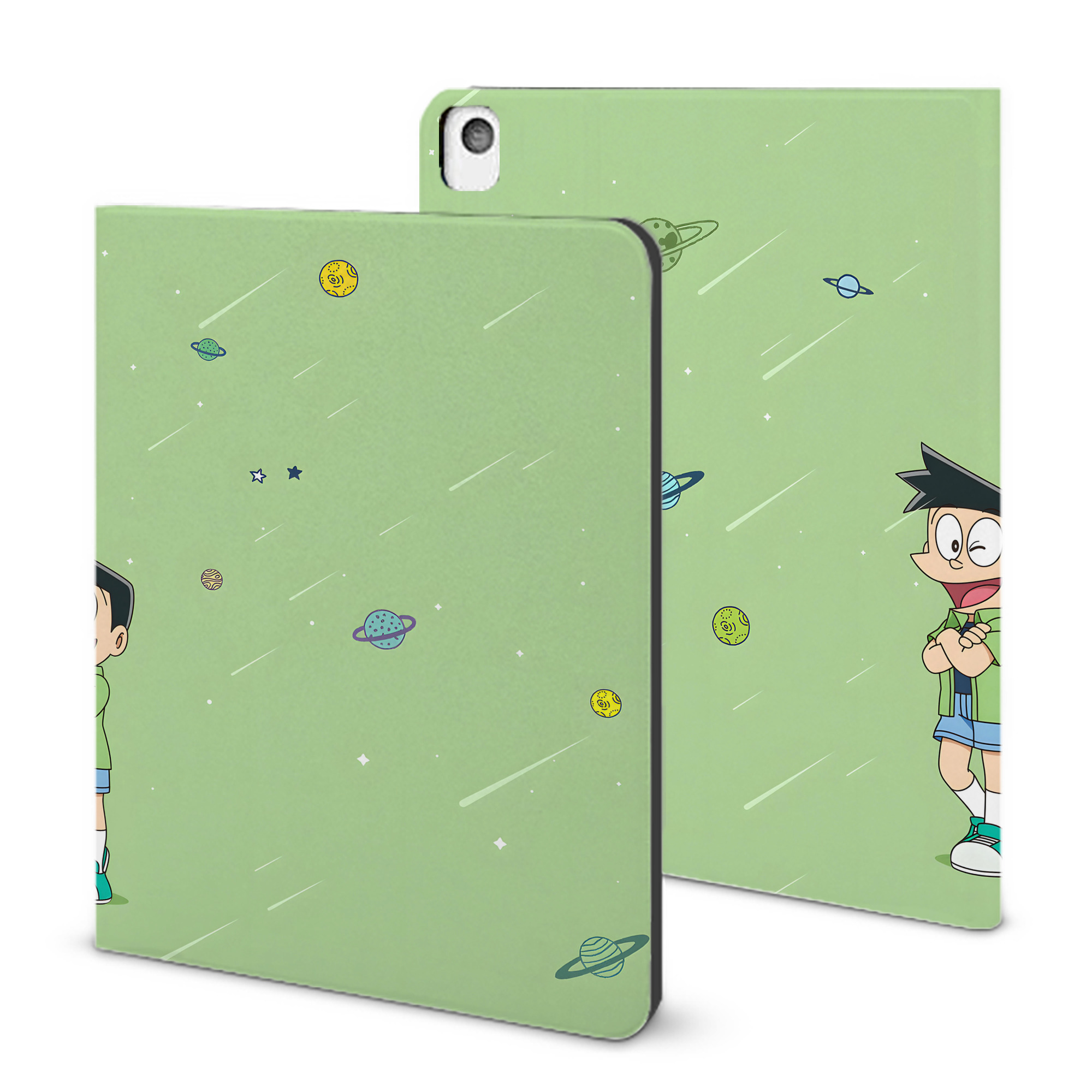 （画像用） ドラえもん Doraemon IPadケース ペンホルダー付き ブックスタイルデザイン